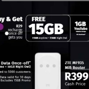 Router at Vodacom4U