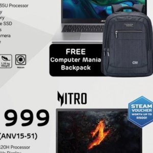 Backpack at Computer Mania