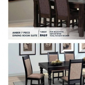 Dining room set at Russells