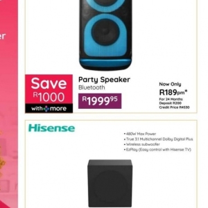 Bluetooth speaker samsung  at Bradlows/Morkels