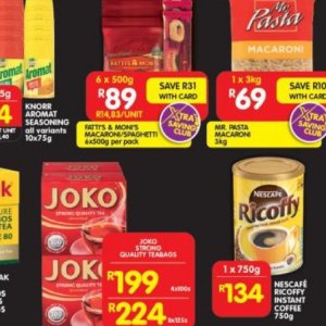 Spaghetti knorr  at Shoprite