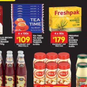 Tea at Shoprite