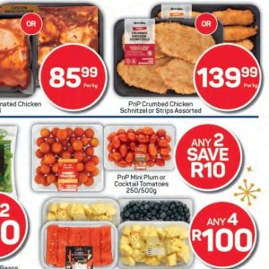 Schnitzel at Pick n Pay Hyper