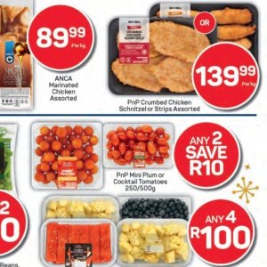 Schnitzel at Pick n Pay Hyper