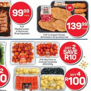 Schnitzel at Pick n Pay Hyper