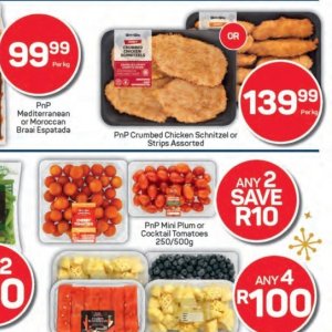 Schnitzel at Pick n Pay Hyper