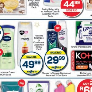 Shampoo at Pick n Pay Hyper