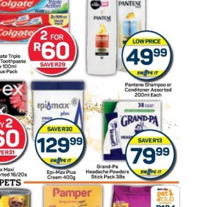 Shampoo at Pick n Pay Hyper