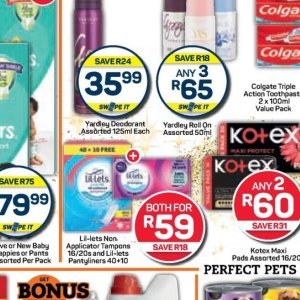 Deodorant pantene  at Pick n Pay Hyper