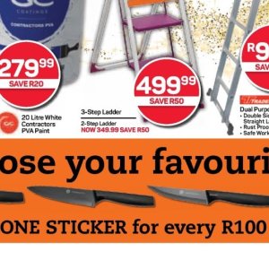 Ladder at Pick n Pay Hyper