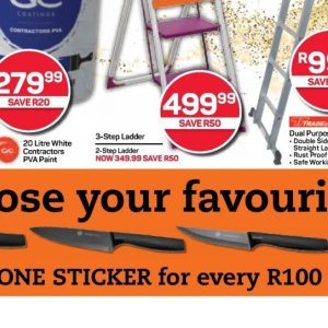 Ladder at Pick n Pay Hyper