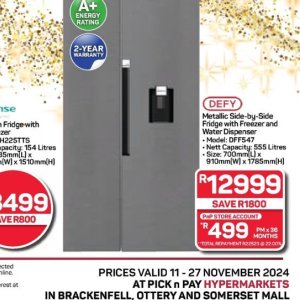 Fridge at Pick n Pay Hyper