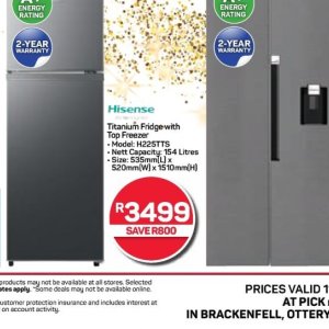 Freezer at Pick n Pay Hyper