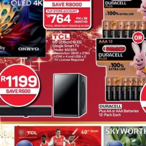 TV set at Pick n Pay Hyper