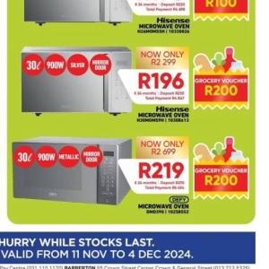 Microwave oven at Furnmart