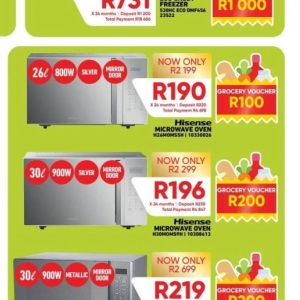 Microwave oven at Furnmart