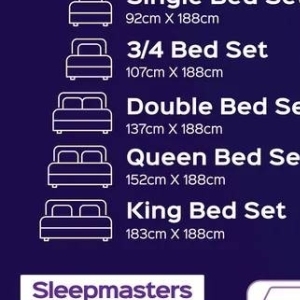 Bed at Sleepmasters