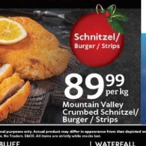 Schnitzel at Oxford freshmarket