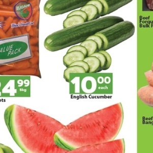 Cucumbers at Check Save