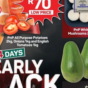 Potatoes at Pick n Pay Hyper