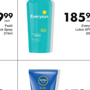 Sunscreen lotion nivea  at Save Hyper