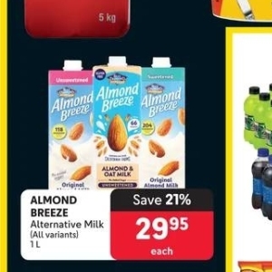 Almond milk at Makro