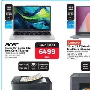 Laptop acer  at Makro