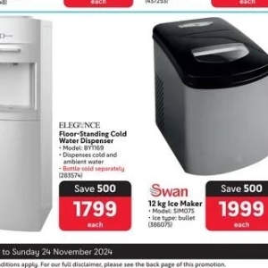 Ice maker at Makro