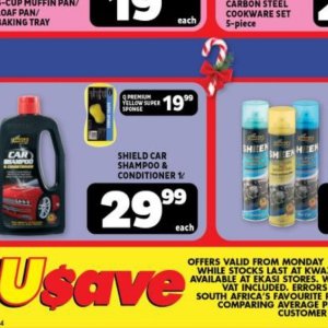 Shampoo at Usave