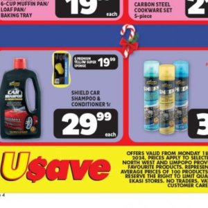 Shampoo at Usave