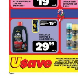 Shampoo at Usave