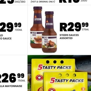 Sauces at Take n Pay