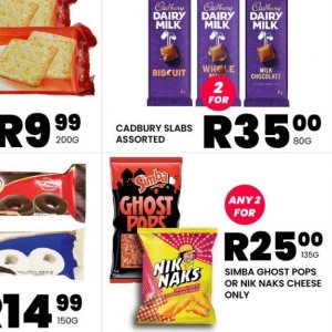 Chocolate at Take n Pay