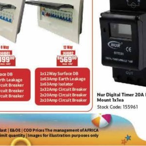 Circuit breaker at Africa Cash and Carry