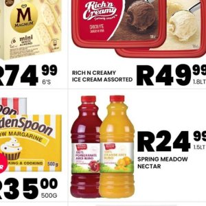 Ice cream at Take n Pay