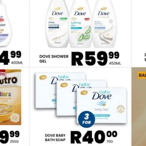 Shower gel dove  at Take n Pay