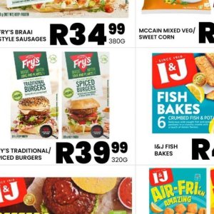 Spiced burgers at Take n Pay