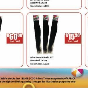 Switch at Africa Cash and Carry