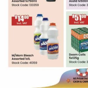 Bleach at Africa Cash and Carry