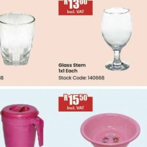 Glass at Africa Cash and Carry