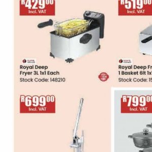 Deep fryer at Africa Cash and Carry