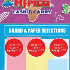 Paper at Africa Cash and Carry