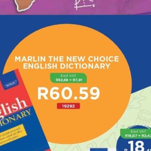 Dictionary at Africa Cash and Carry