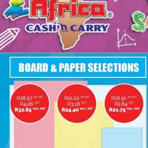 Paper at Africa Cash and Carry