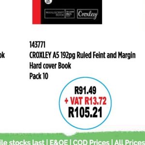 Book at Africa Cash and Carry