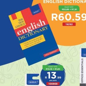 Dictionary at Africa Cash and Carry