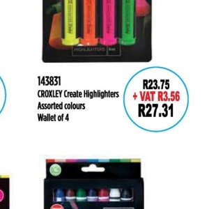 Highlighters at Africa Cash and Carry