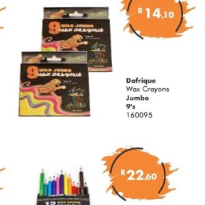 Wax crayons at Africa Cash and Carry