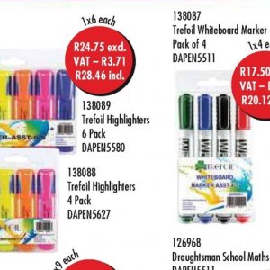 Highlighters at Africa Cash and Carry