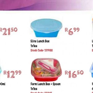 Lunch box at Africa Cash and Carry